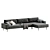 Modern 3D Max Piu Sofa 3D model small image 12