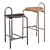 Michelle Arc Counter Stool 3D model small image 4