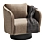 Luxurious Velvet Armchair with Style 3D model small image 3