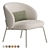 Boconcept Princeton Lounge Chair, Modern Comfort 3D model small image 1