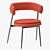 Elegant Nena Chair Zanotta 3D model small image 1