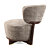 Luxury Lounge Armchair - 3D Model 3D model small image 4