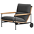 Gloster Teak Zenith Lounge Chair 3D model small image 1