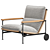 Gloster Teak Zenith Lounge Chair 3D model small image 2