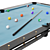 Italian Crafted Filotto Glass Billiard 3D model small image 3