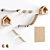 Pet Accessories Set with House 3D model small image 1