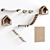 Pet Accessories Set with House 3D model small image 3