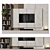 Elegant TV Wall Unit 2015 3D model small image 1