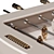 Sleek Foosball Table Design 3D model small image 4