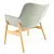 Contemporary Vedbo Armchair in Light Green 3D model small image 4