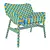 Contemporary Vedbo Armchair in Light Green 3D model small image 5