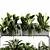 Botanical Bliss Shelf Set 3D model small image 3