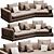 Modern Comfort: Bonaldo Liam Sofa 3D model small image 1