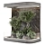 Glass-Enclosed Indoor Plant Garden Set 3D model small image 2