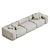 Modular Sofa with Cushions 3D model small image 4