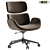 Modern Office Armchair: Cento Design 3D model small image 3