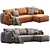 Modern Comfort Easy Sofa Set 3D model small image 5