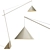 Reyna Travertine Base Reading Lamp 3D model small image 1