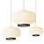 Minimalist Bamboo Pendant Lamp 3D model small image 2