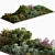 Botanical Bliss Outdoor Blossoms 3D model small image 2