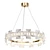 Sculpted Alabaster Chandelier Beauty 3D model small image 1