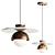 Modern Art Hanging Pendant Lamp 3D model small image 1