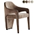  Stylish MARLON Dining Chair 3D model small image 1