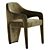  Stylish MARLON Dining Chair 3D model small image 3