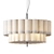 Natural Linen Pendant Light 3D model small image 1