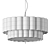 Natural Linen Pendant Light 3D model small image 5