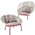 Elegant Petalo Armchair: Modern Comfort 3D model small image 11