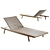 Flexform HORA SEXTA Outdoor Chaise 3D model small image 2