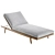 Flexform HORA SEXTA Outdoor Chaise 3D model small image 3