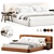 Elegant Alessio Bed for Modern Home 3D model small image 1