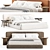 Elegant Alessio Bed for Modern Home 3D model small image 5