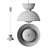 Dome LED Pendant Lamp TAMME 3D model small image 6