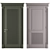 Modern Entrance Door Set 72 3D model small image 2