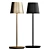 Translation: Ø128 x H370 mm 

Title: Modern Cordless Table Lamp 3D model small image 1