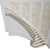 Classic Spiral Staircase 5 3D model small image 2