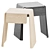 Modern Stool MANERBA SUPER RANDOM 3D model small image 2