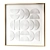White Geometry Relief Art Print 3D model small image 7