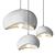 Minimalist Cloud Pendant Light 3D model small image 2