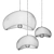 Minimalist Cloud Pendant Light 3D model small image 6