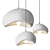 Minimalist Cloud Pendant Light 3D model small image 7