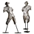 Sculptural Art Statue 3D Model 3D model small image 1