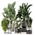 Modern Indoor Plants Set 2373 3D model small image 1