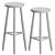 Eikund Jaer Stools Set Trio 3D model small image 5