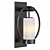 Modern Matte Black Outdoor Sconce 3D model small image 1