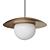 Dome LED Pendant Light Fixture 3D model small image 1