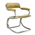 Translate the description from Russian to English.
Title: Retro Mustard Space-Chairs 3D model small image 1